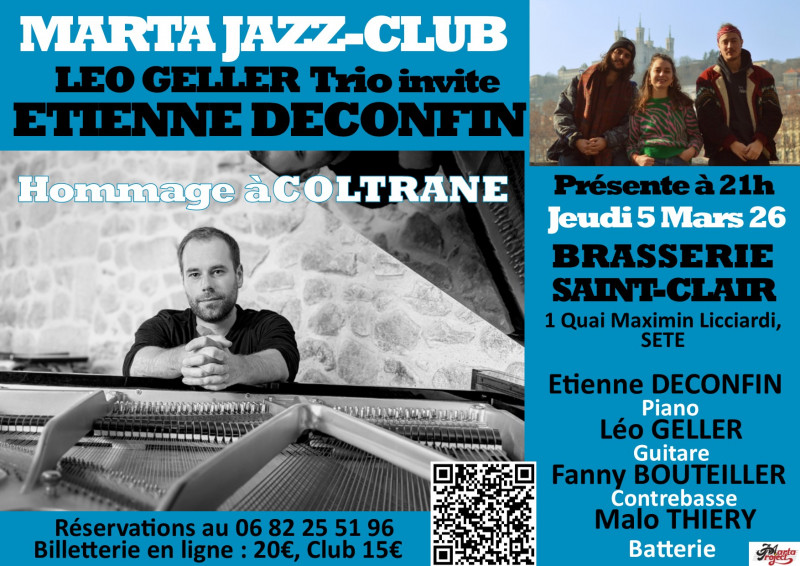Marta Jazz-Club Saint Clair Etienne Déconfin 4tet.jpg - © MARTA JAZZ-CLUB Marta Jazz-Club Saint Clair Etienne Déconfin 4tet.jpg