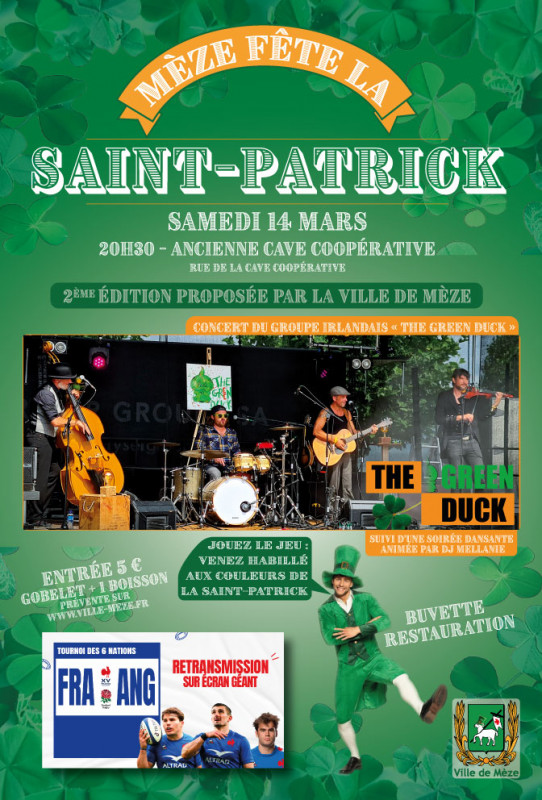 MÈZE FÊTE LA SAINT PATRICK