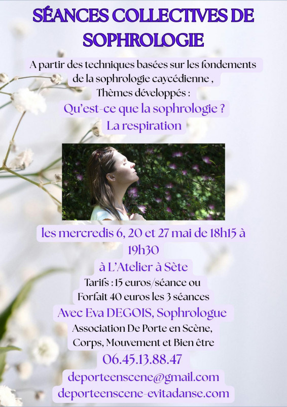 SÉANCES COLLECTIVES DE SOPHROLOGIE