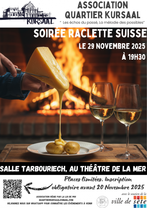 SOIRÉE : RACLETTE SUISSE - © Association Quartier Kursaal SOIRÉE : RACLETTE SUISSE