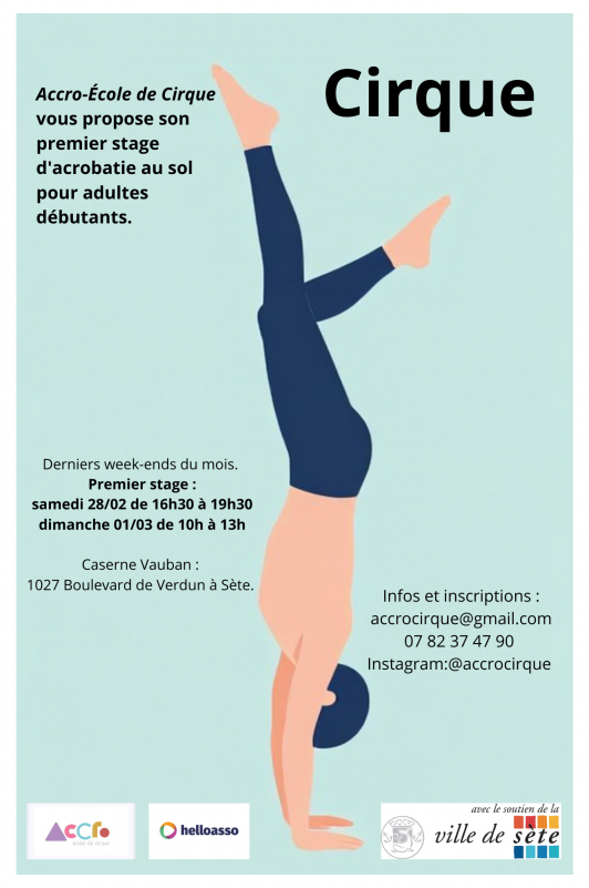 stage acrobatie adultes débutants