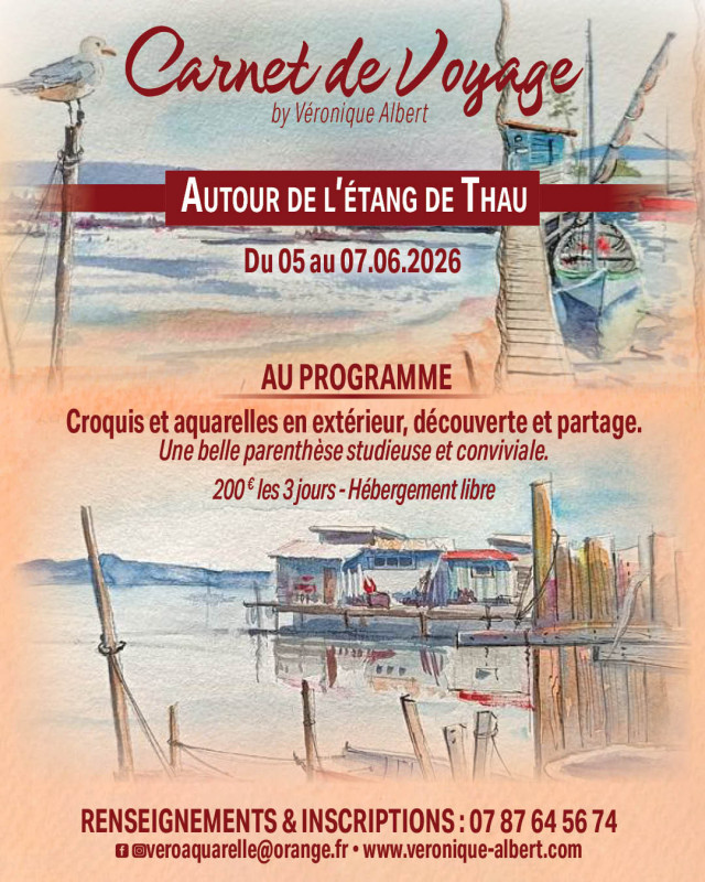 STAGE : CARNET DE VOYAGE - © Albert Véronique STAGE : CARNET DE VOYAGE