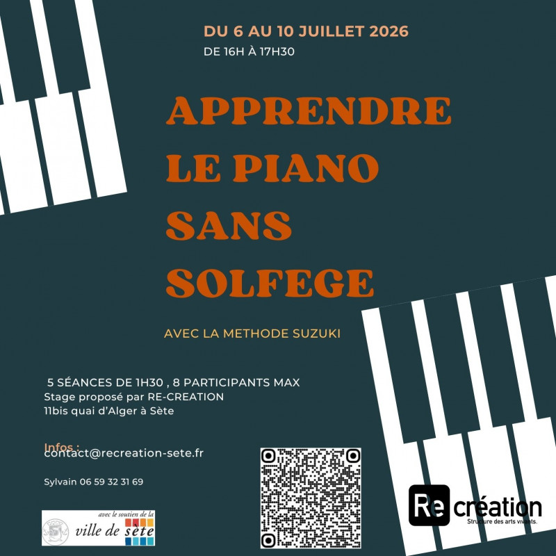 Stage de Piano - © Association Re-création Stage de Piano