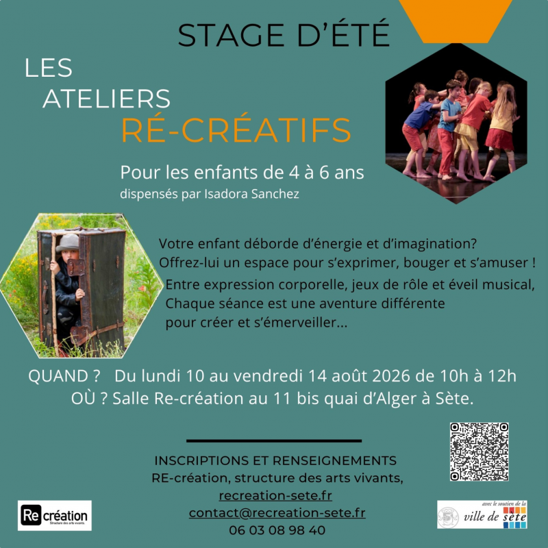 stage ré-créatifs - © Ville de Sète stage ré-créatifs