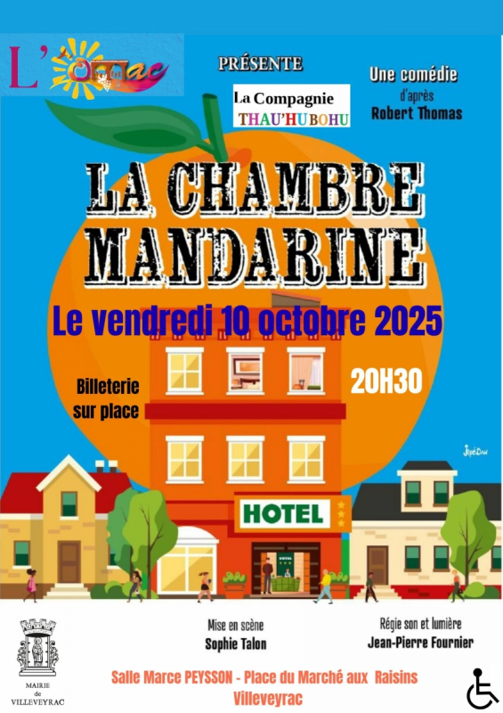THÉÂTRE : LA CHAMBRE MANDARINE