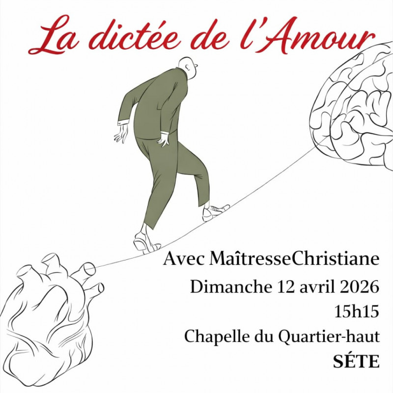 UN DIMANCHE À LA CHAPELLE : LA DICTÉE DE MAITRESSE CHRISTIANE 