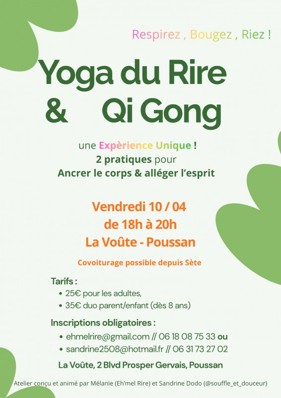Yoga du Rire & Qi Gong 