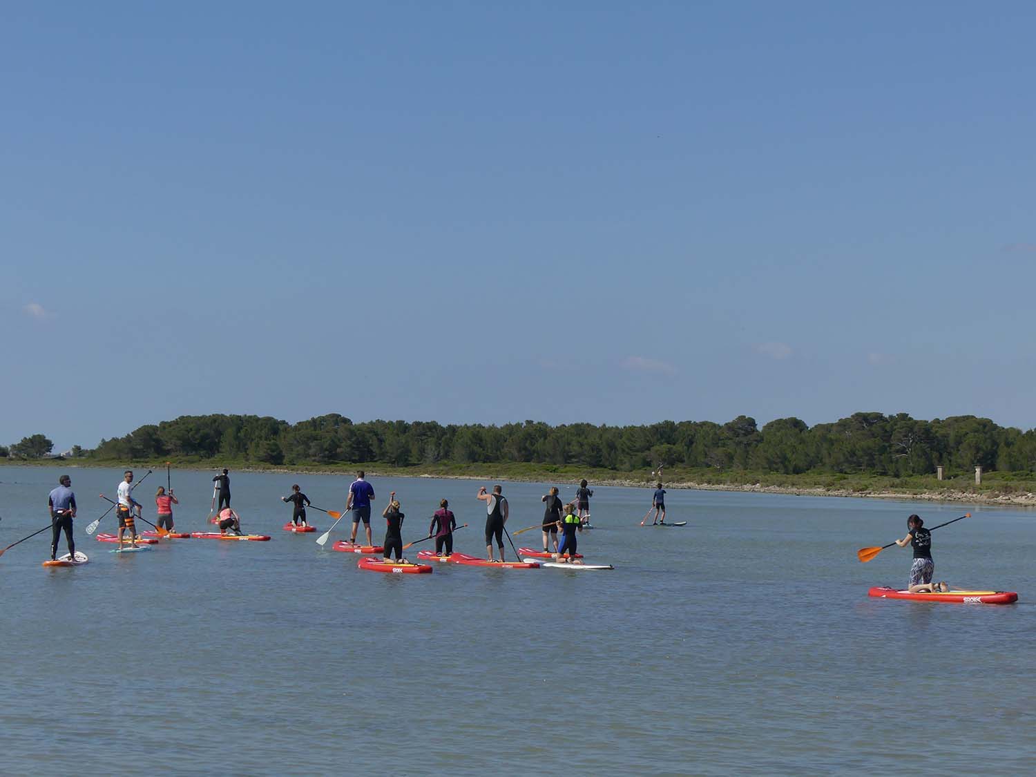 Paddle sur l'étang d'Ingril - © OT Frontignan