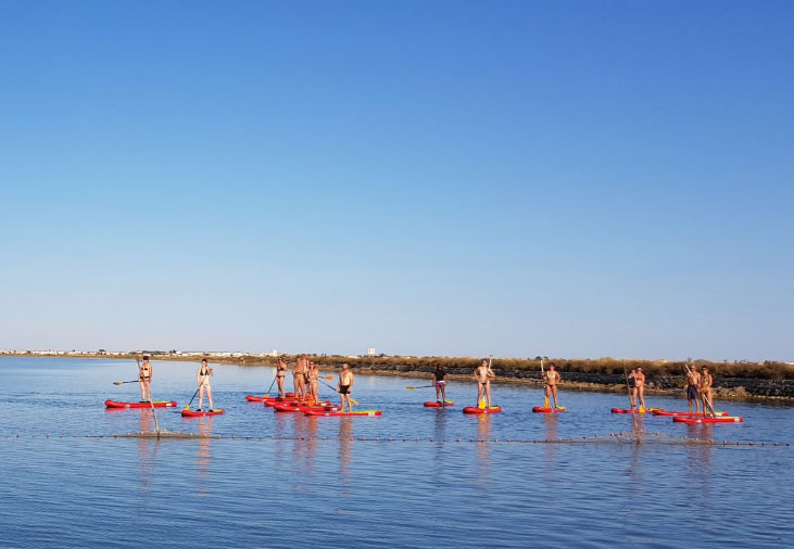 Paddle sur la lagune de Thau - © Tiki center