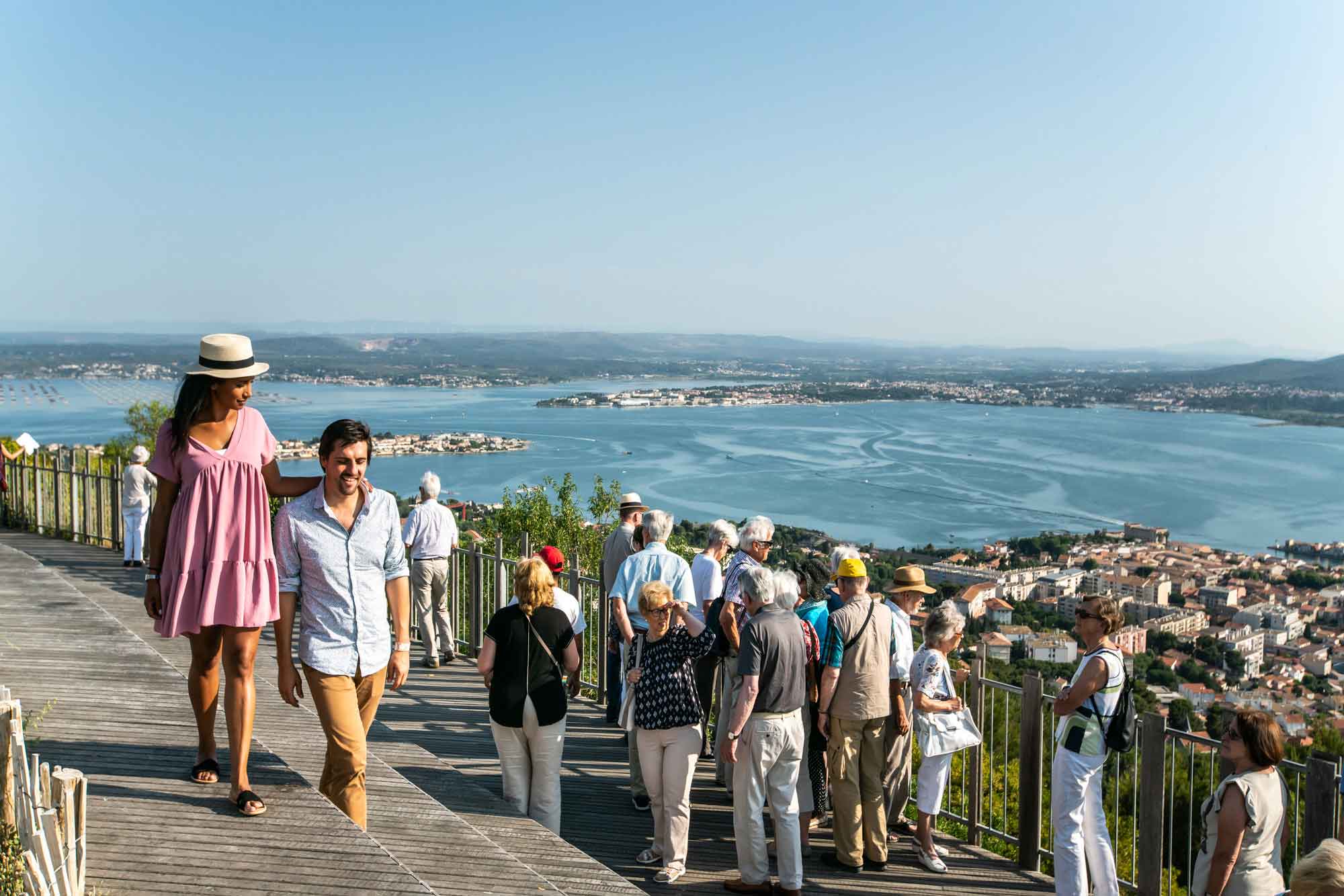 Vue panoramique depuis le mont Saint Clair